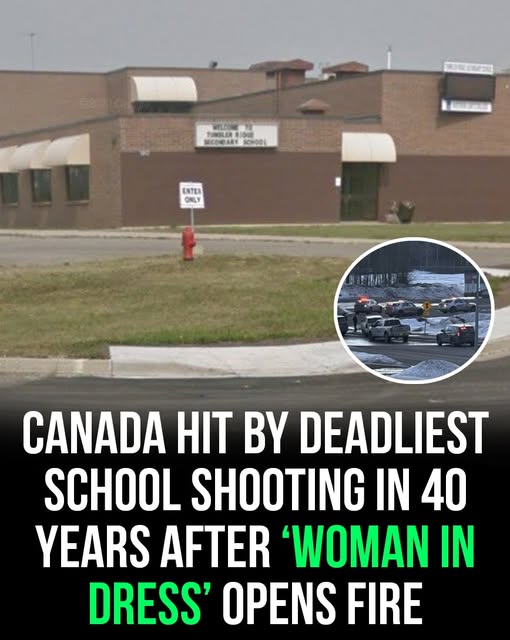 Canada rocked by the deadliest school shooting in 40 years as a ‘woman in a dress’ opens fire