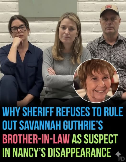 The sheriff clarified that in Nancy Guthrie’s disappearance, no one has been officially cleared or ruled out. This reflects standard investigative procedure, not suspicion, as authorities continue gathering evidence and following every lead carefully.