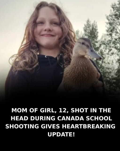 Mom of girl, 12, shot in the head during Canada school shooting gives heartbreaking update