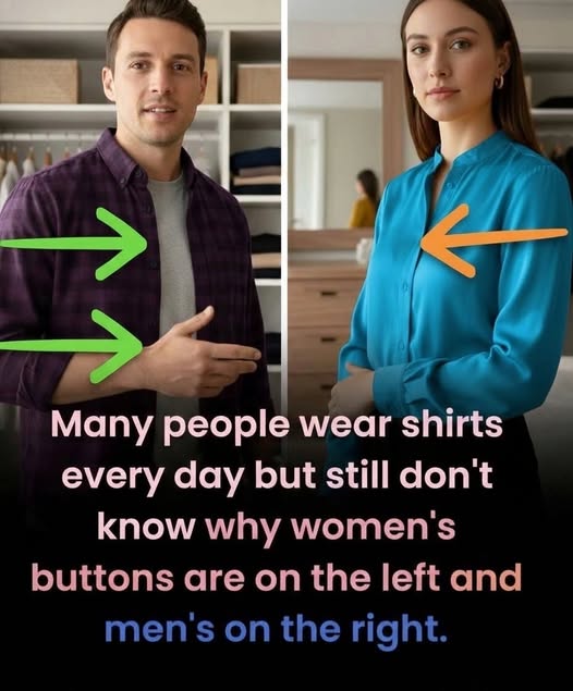 The Real Reason Women’s Shirts Button Differently from Men’s