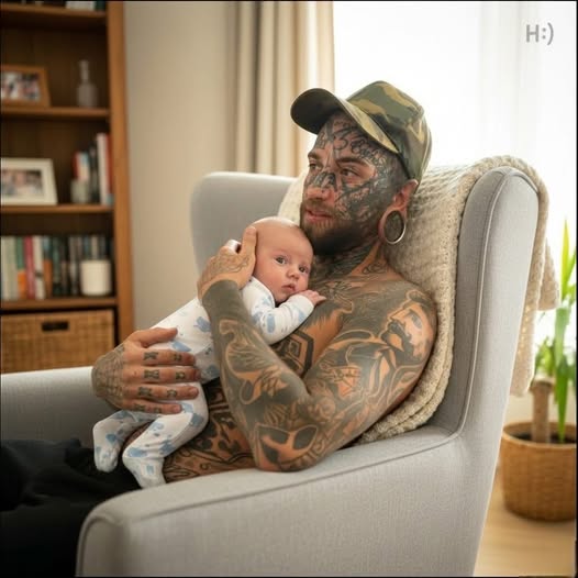 He’s 24, a Dad, and Covered in Tattoos — But That’s Just the Beginning