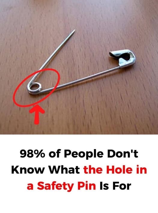 That Tiny Hole in a Safety Pin? Here’s What It’s Actually For