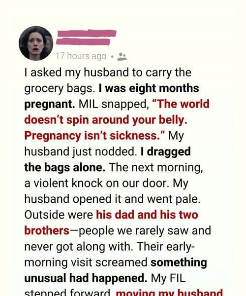 I Was Heavily Pregnant and Struggling With Groceries When Everything Seemed to Be Falling Apart—Until the Next Morning’s Knock.