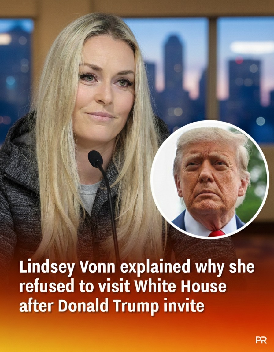 When asked recently whether she would accept a White House invitation from President Donald Trump, Lindsey Vonn gave a light-hearted but telling response — choosing not to commit to going and joking that she just wanted to “keep her passport.” Her remark reflects a careful awareness of the political tension around such invitations rather than a straightforward endorsement or rejection.