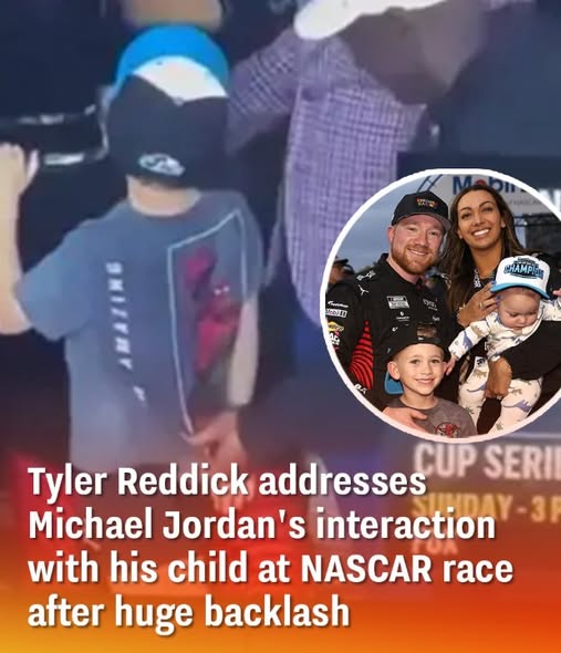 Tyler Reddick addresses Michael Jordan’s interaction with his child at NASCAR race after huge backlash