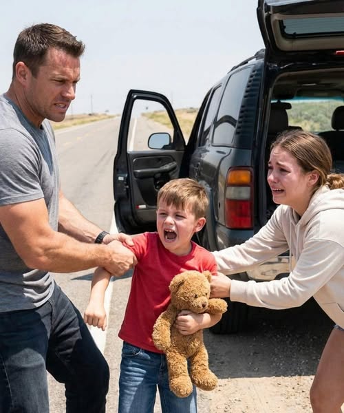 My husband calmly unstrapped our toddler and set us on the pavement. “Brian, have you lost your mind?” I shouted. Yet when he sped off and I saw that every bag in the trunk belonged to him, not me, clarity cut through the panic—this wasn’t a fight. It was an exit strategy.